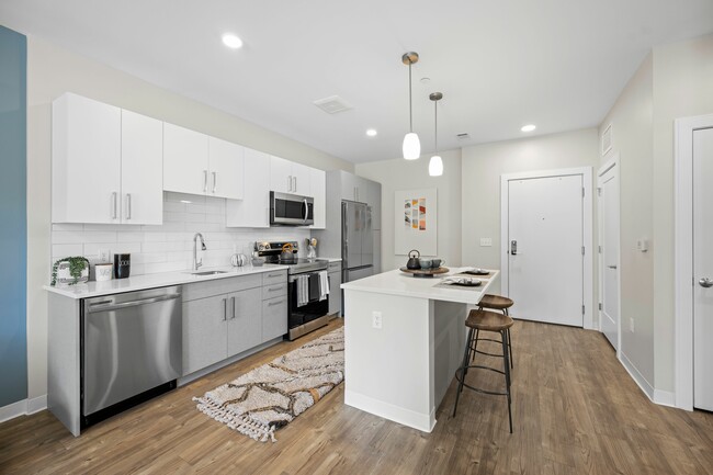 Model Kitchen - The Point at Merrimack Valley