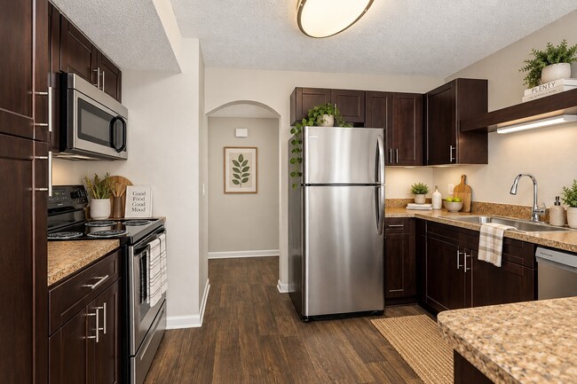 Elevate your living at Whaler's Cove with our modern kitchen featuring stainless steel appliances and sleek cabinetry. Enjoy a spacious layout designed for comfort and convenience. Schedule your visit today for a closer look!