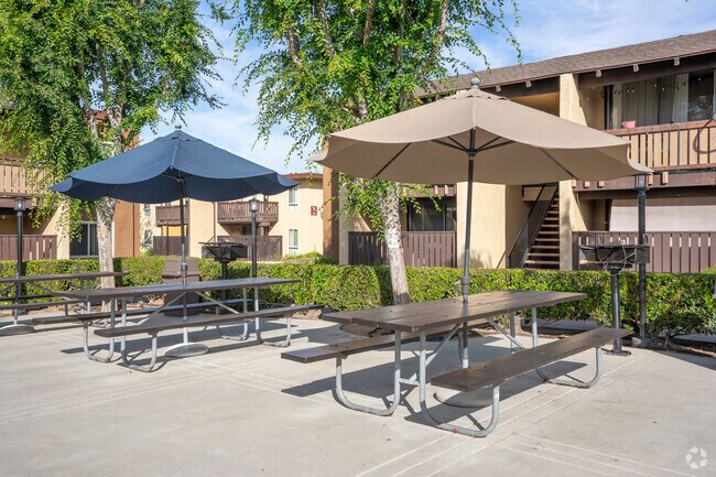 Picnic and barbecue area.