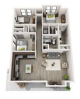 Hendrix floor plan Main & Stone