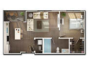 One Bedroom, One Bathroom