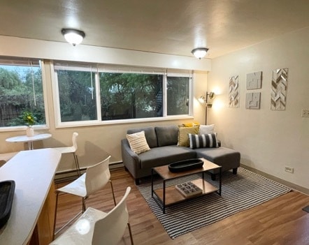 *Note* Flooring or coloring may vary slightly as the photo is of an identical downstairs unit. - 2176 W 15th Ct Apartment