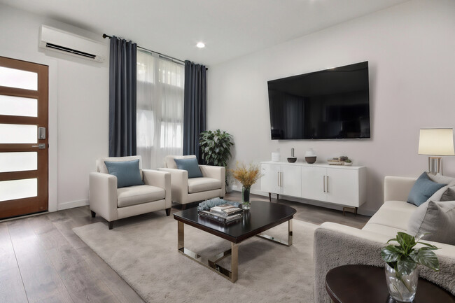 Main living area - 1058 S Cloverdale St Townhome