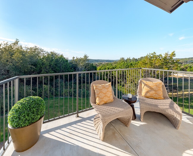 Private balcony