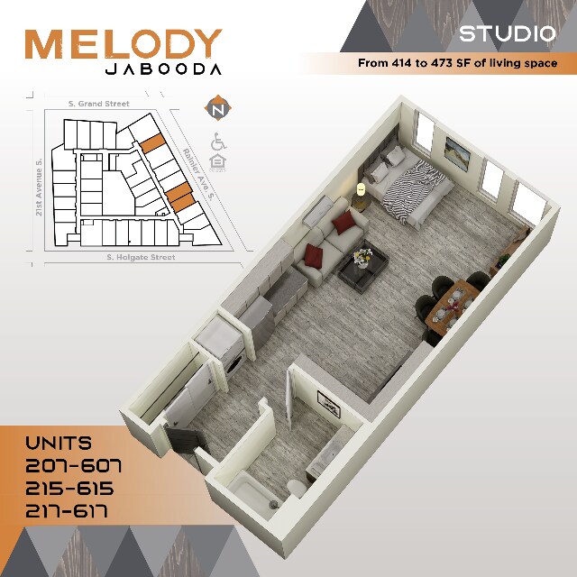 Studio A squared 207-607 215-615 217-617
