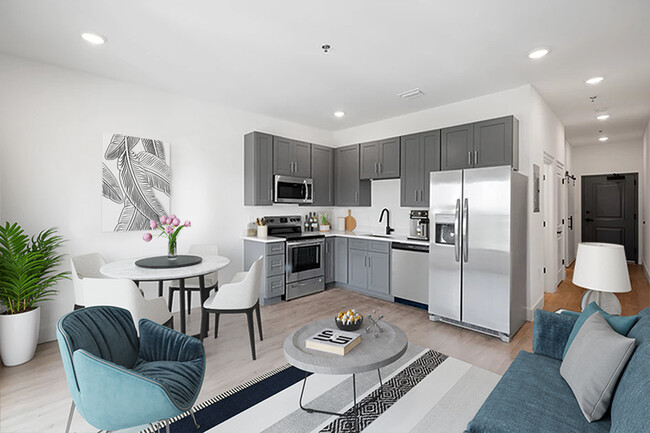 Modern Kitchen - Lofts at Midtown