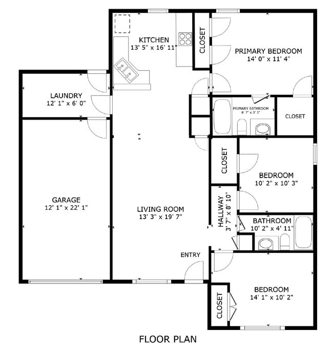 Photo - "Spacious Comfort Awaits: 3-Bedroom, 2-Bathroom Duplex Gem in Gatesville, TX!" Unit A