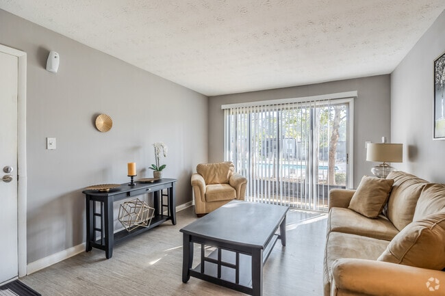 2BR, 1BA - 1,150SF - Living Room