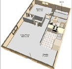 1HAB/1BA