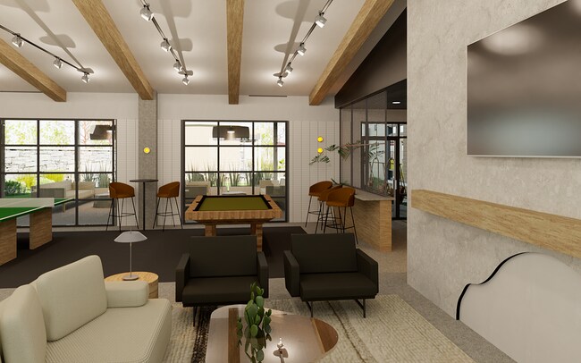 Representación del interior de la comunidad de Rockpointe - Rockpointe at Quarry Trails