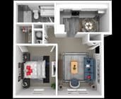 Explore this chic urban apartment designed for comfort and elegance.