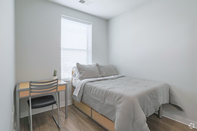 4BR, 2BA - 1,018SF - Bedroom