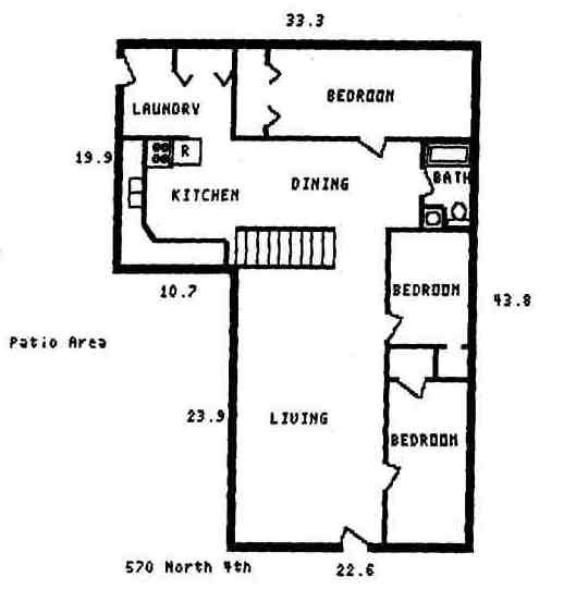 Floor plan - 570 N 4th St