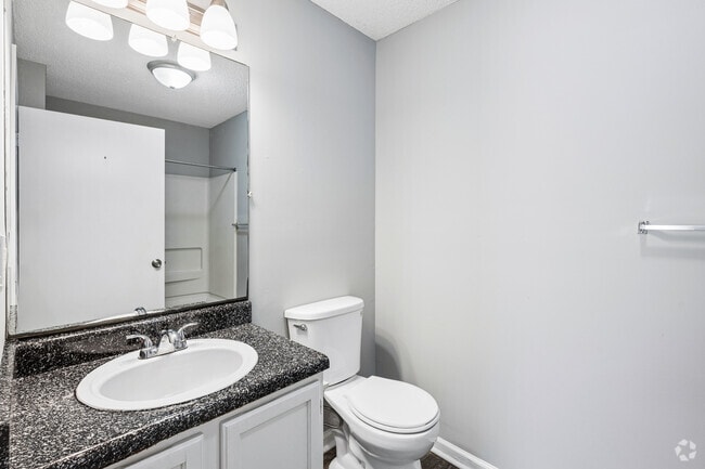 2BR, 2BA - 1,070SF Primary Bathroom
