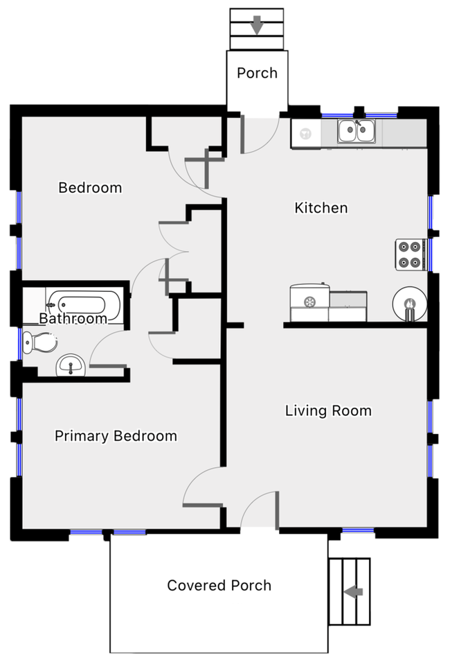 Cozy 2 Bedroom Home in Forestdale House Rental in Birmingham, AL