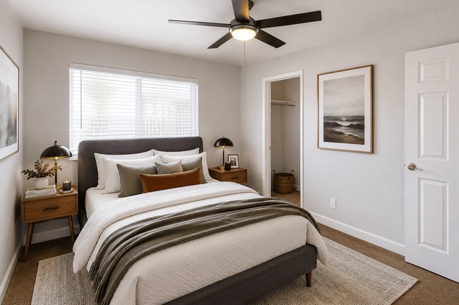Some images have been virtually staged for illustrative purposes. Apartments are leased unfurnished. - Whitman Villa Townhomes