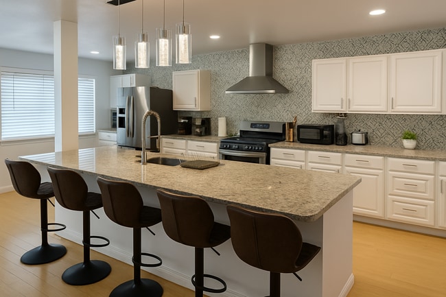 Huge island with seating for 4 - 10116 Mercedes St