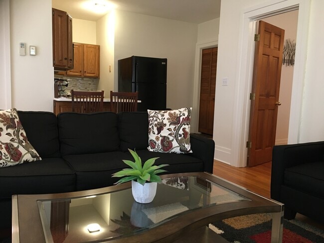 Open concept living room/galley kitchen - 14 Conewango Ave Unit 3
