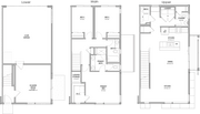 Explore the efficient design of this contemporary townhouse, featuring spacious rooms and modern amenities.