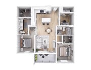 Plano de planta B1 The Jaxon