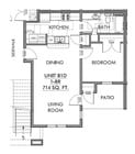 sq ft 711-724