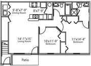 Two Bedroom Vista