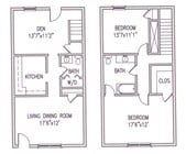 2BR/1.5BA