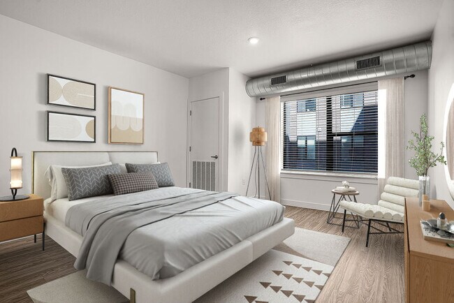 Virtually Staged Bedroom