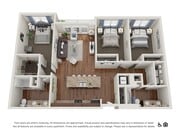 C2.2 - 3x2 floor plan Parkside at Avalon Park