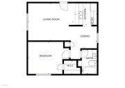 Brix2 - 1 Bedroom Floorplan