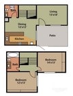 2BR/1.5BA