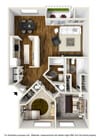 B2 floor plan Chazal Scottsdale