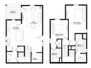 2 BR Townhouse Twin