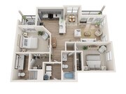 B2-L(G) floor plan Reserve at Lake Jackson