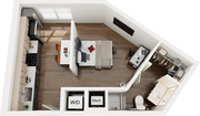 Signature at Varsity S1 Studio Floor Plan