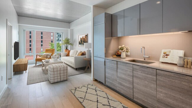 Living Room with Hard Surface Flooring
