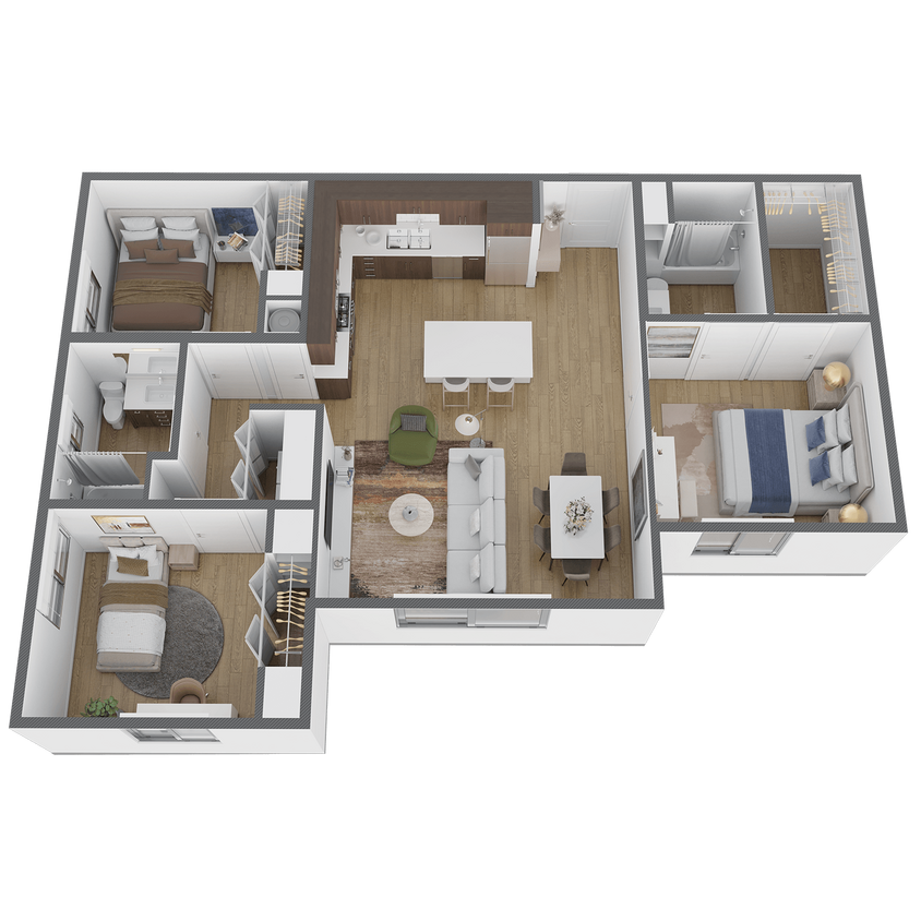 Floor Plan - 3x2 A