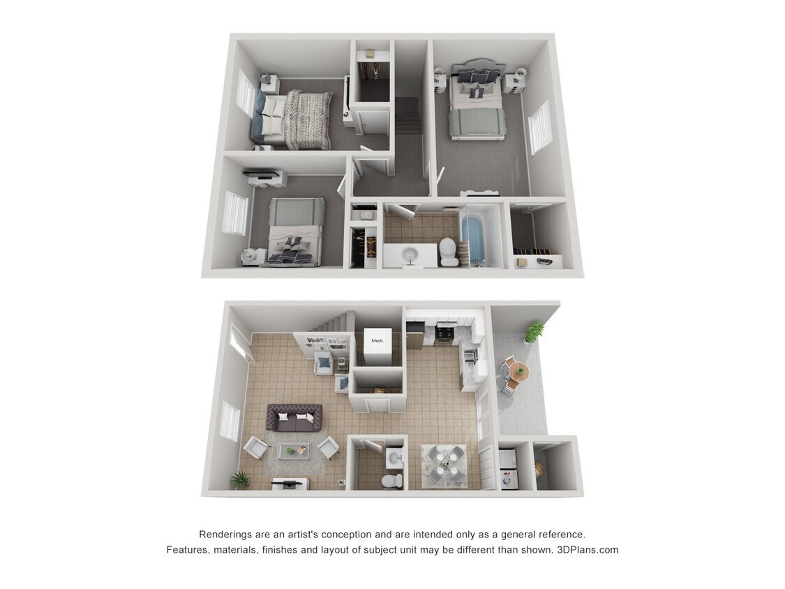 Floor Plan - 3x1.5 Semi- Call For Availability