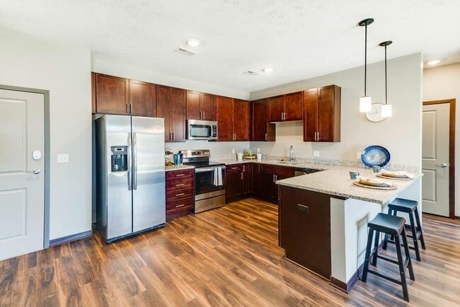 Our kitchens combine functionality and style with plenty of storage and modern appliances to enhance your culinary experience.