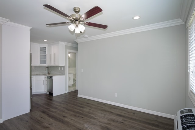 Ceiling Fan and High-Hat Lighting