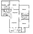3BR/2BA
