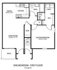 ONE BEDROOM - FIRST FLOOR