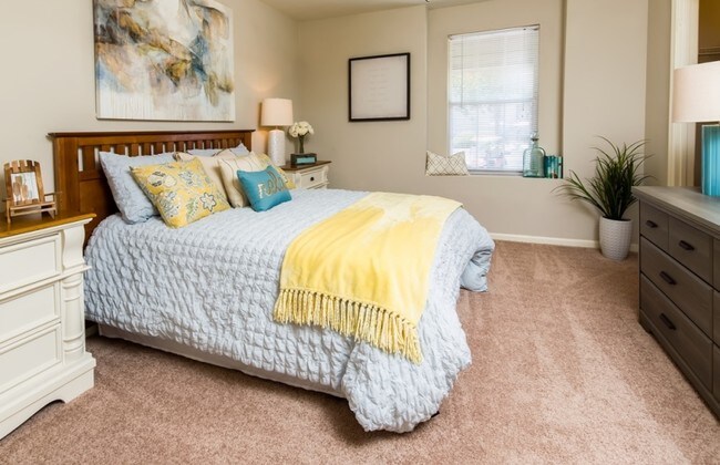 Master Bedroom has enough space for a king size bed & more