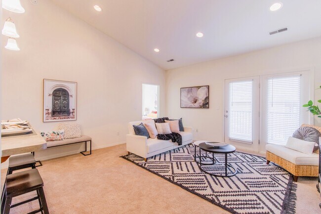 Spacious Great Room with vaulted ceiling