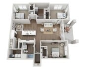 Floor Plan 3C | Seasons at Franklin | Apartments in Franklin, WI