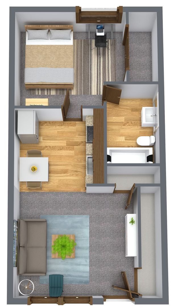 Photo - $875 | 1 Bedroom, 1 Bathroom Apartment | C...