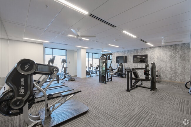 Gimnasio y espacio para yoga