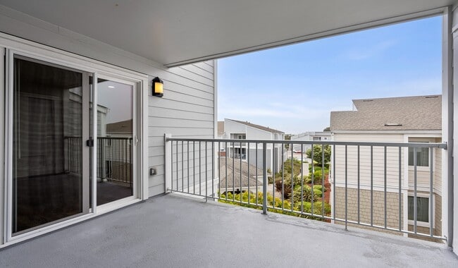 Enjoy your own spacious, private balcony!