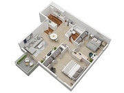 Fredica - 700 Sq Ft