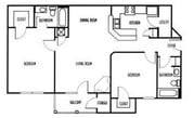 2BR/2BA